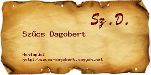 Szűcs Dagobert névjegykártya